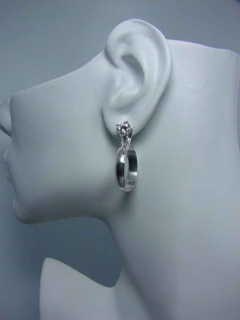 Earring JACKETS for Studs Sterling Silver Hoop Jacket Dangle Etsy