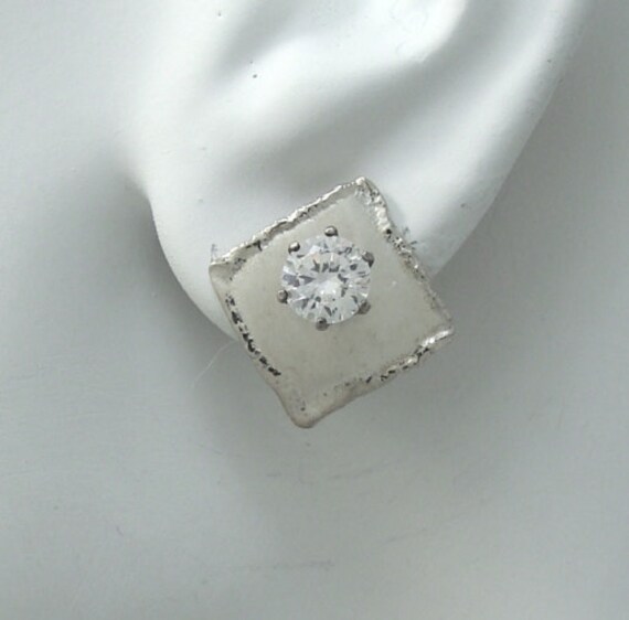 Earring Jackets for Studs Diamond Jackets Gemstone Jacket Etsy