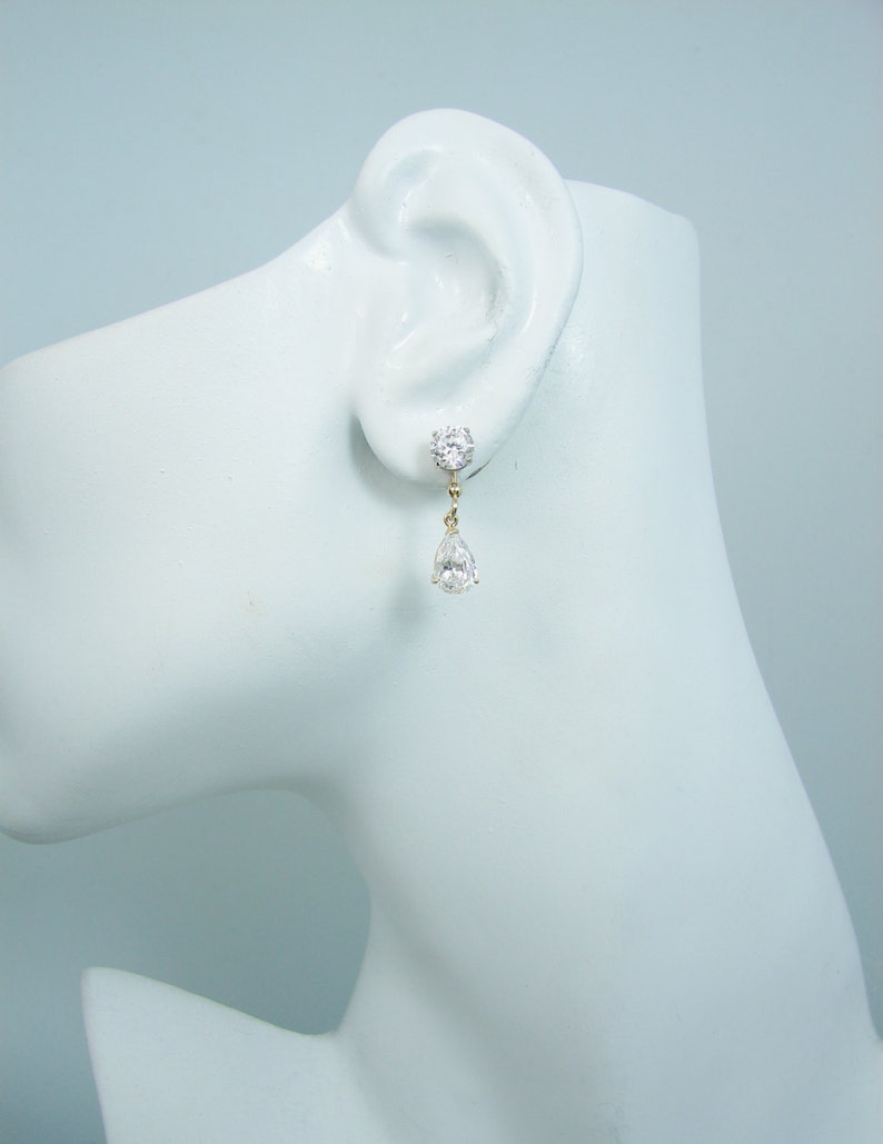 EARRING JACKETS for Studs 14k Gold Filled Dangling Jacket Etsy