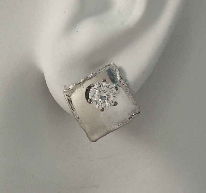 Earring Jackets for Studs Diamond Jackets Gemstone Jacket Etsy