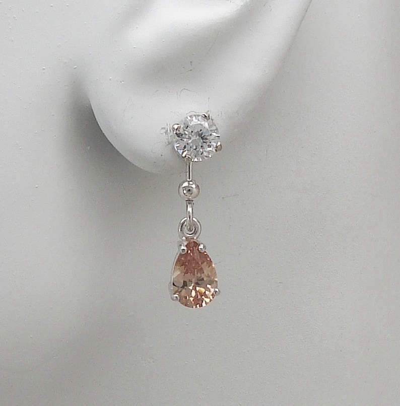 Earring JACKETS for Studs Diamond Jackets Ear Jacket Etsy