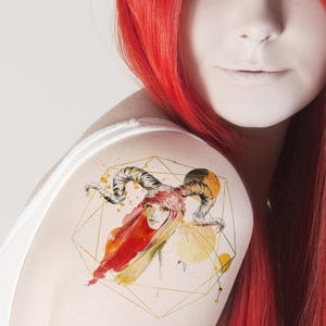 Aries Temporary Tattoo | Zodiacs Collection 3&quot;x3&quot;