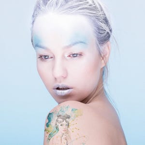 Aquarius Temporary Tattoo | Zodiacs Collection 3&quot;x3&quot;