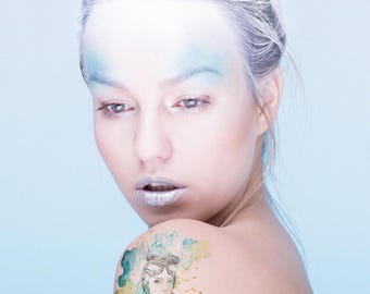 Aquarius Temporary Tattoo | Zodiacs Collection 3"x3"
