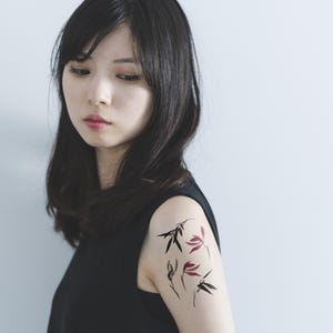 Bamboo Temporary Tattoo