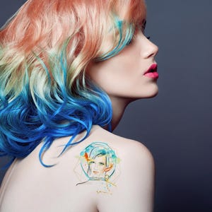 Pisces Temporary Tattoo | Zodiacs Collection 3&quot;x3&quot;