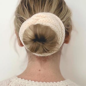 Oversized Knit Scrunchie | Vegan OEKO-TEX® Certified Yarn | Effortlessly Chic | Soft & Fluffy Hair Accessory