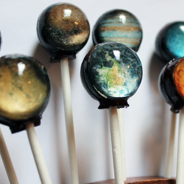 The Original Planet LollipopsTM Solar System LollipopsTM - 10 pc. Flavor Variety Pack - MADE TO ORDER