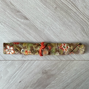 pochette pour baguettes / étui portable en tissu pour baguettes