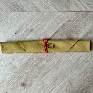 Bolsa para palillos / Estuche portátil de tela para palillos