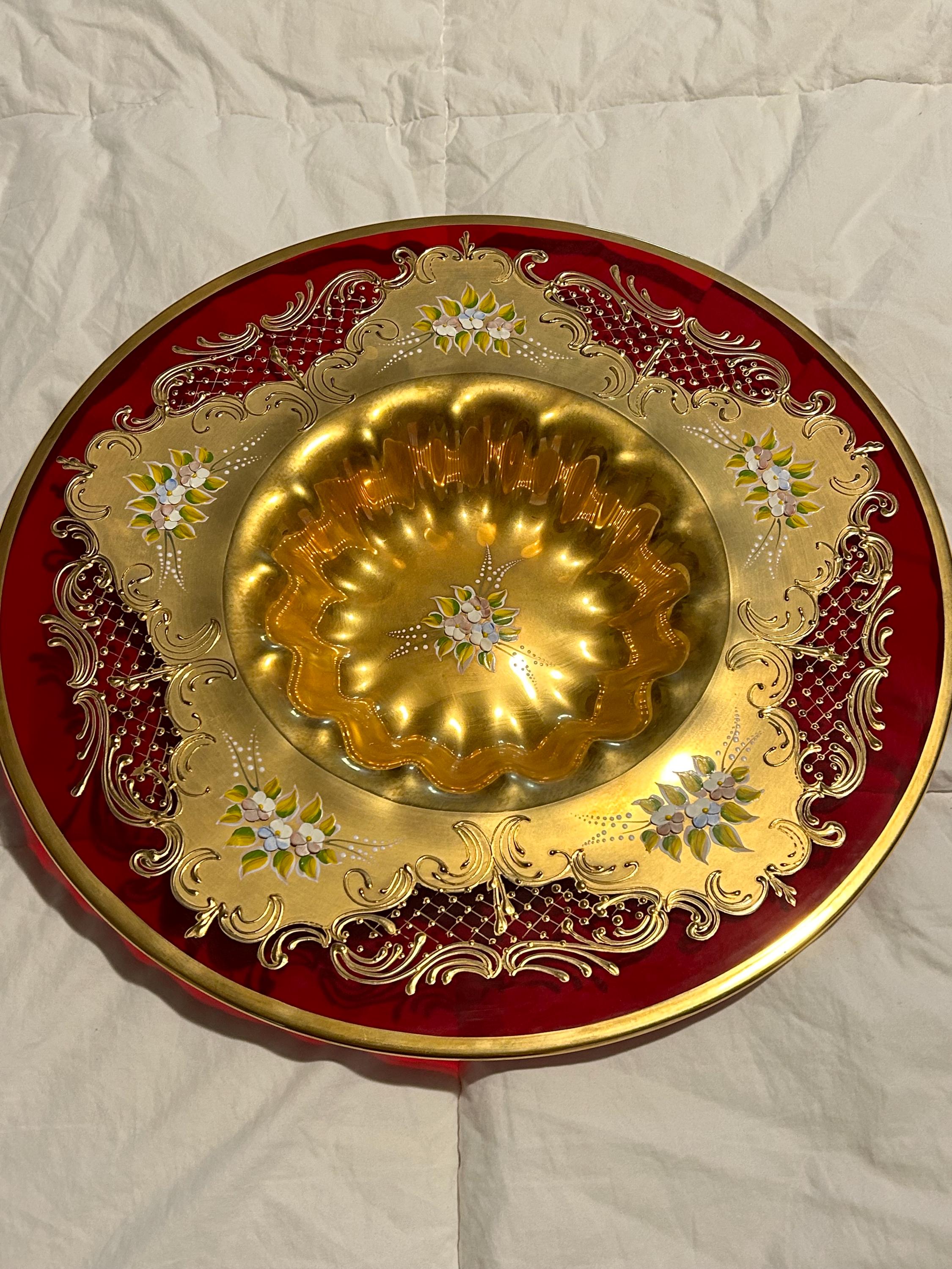 Murano Italian Glass in 24k Gold - Etsy