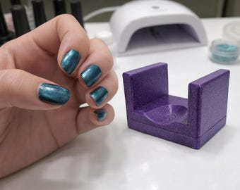 Velvet Nail U Magnet Tool for 3D Cat Eye Effects, DIY Magnetic Horseshoe Nail Art Hack