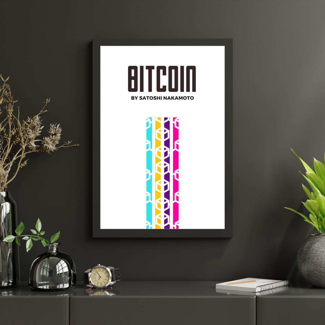 Bitcoin Poster Retro Art for Crypto Enthusiast of Crypto Wall Art for Home  Decor With Bitcoin for Modern Home Office Crypto Poster Wall Art - Etsy