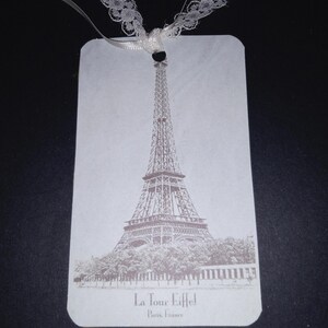 Handmade Bookmark Eiffel Tower