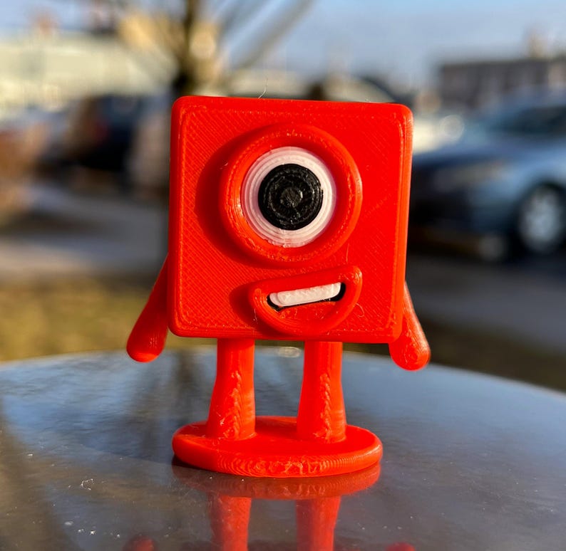 3D Printed Inspired Numberblocks 1 to 5 Fidget Toys Cute Preschool ...