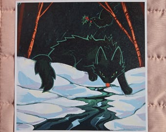 hollyleaf warrior cats art print