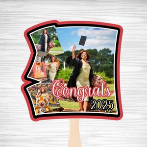2025 Graduation Fans Graduation Party Congrats Grad 2025 Graduation Favors Personalized Graduation Fan Congratulations Graduate 2025