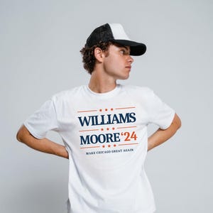 Chicago Football Vintage Tee | Make Chicago Great Again, Bears Football Fan Gift for Men and Women. Caleb Williams, DJ Moore