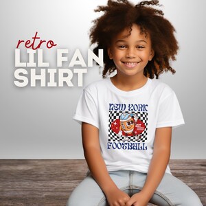 New York Football Vintage Kids Tee | New York Giants YOUTH Football Design, New York Football Fan Gift for Children