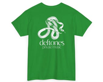 DEFTONES 緑 Tシャツ Mサイズ DEFTONES 緑 Tシャツ Mサイズ