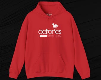Deftones Rare White Pony 20th Anniversary Hoodie - Alternative Metal Band, Music Lover Gift, Concert Merch, Retro Graphic Sweatshirt, Rock