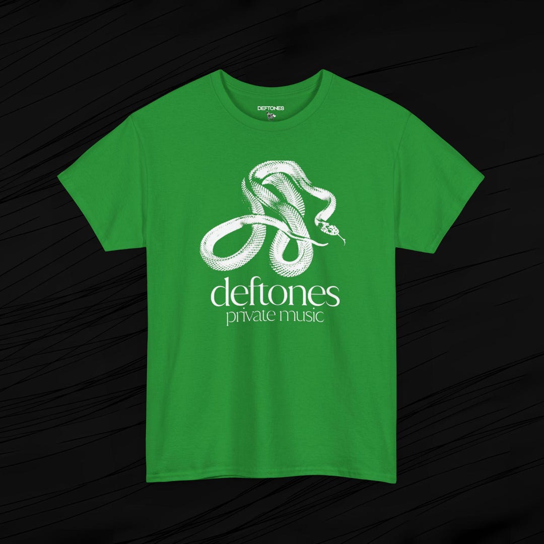 Rock Off Officially Licensed Products Deftones Green Photo Oficial Camiseta Para Hombre (Small
