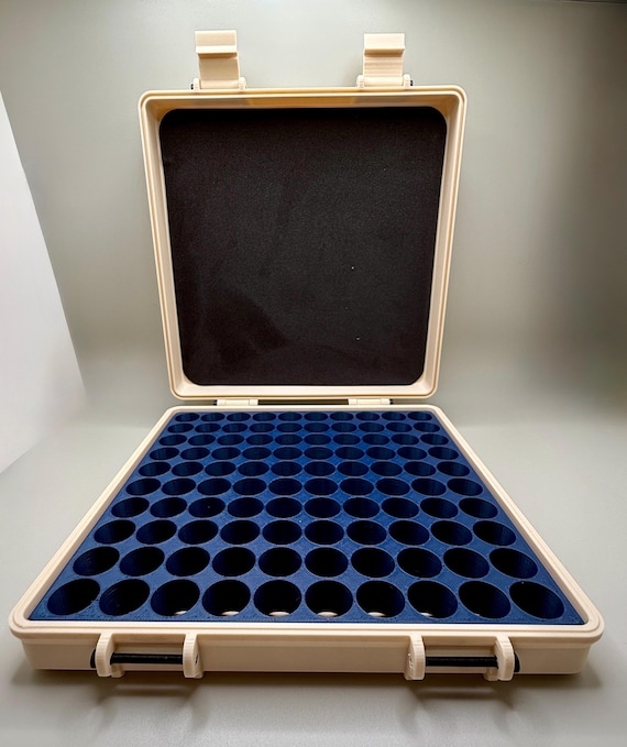 100-Vial Customizable Protective Case: 3ml Peptide Vials