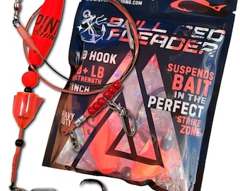 Gerry's Tackle 50-Pack 2X Strength Bronze Dough Bait Treble Hooks - Size 4, Chemically Sharpened