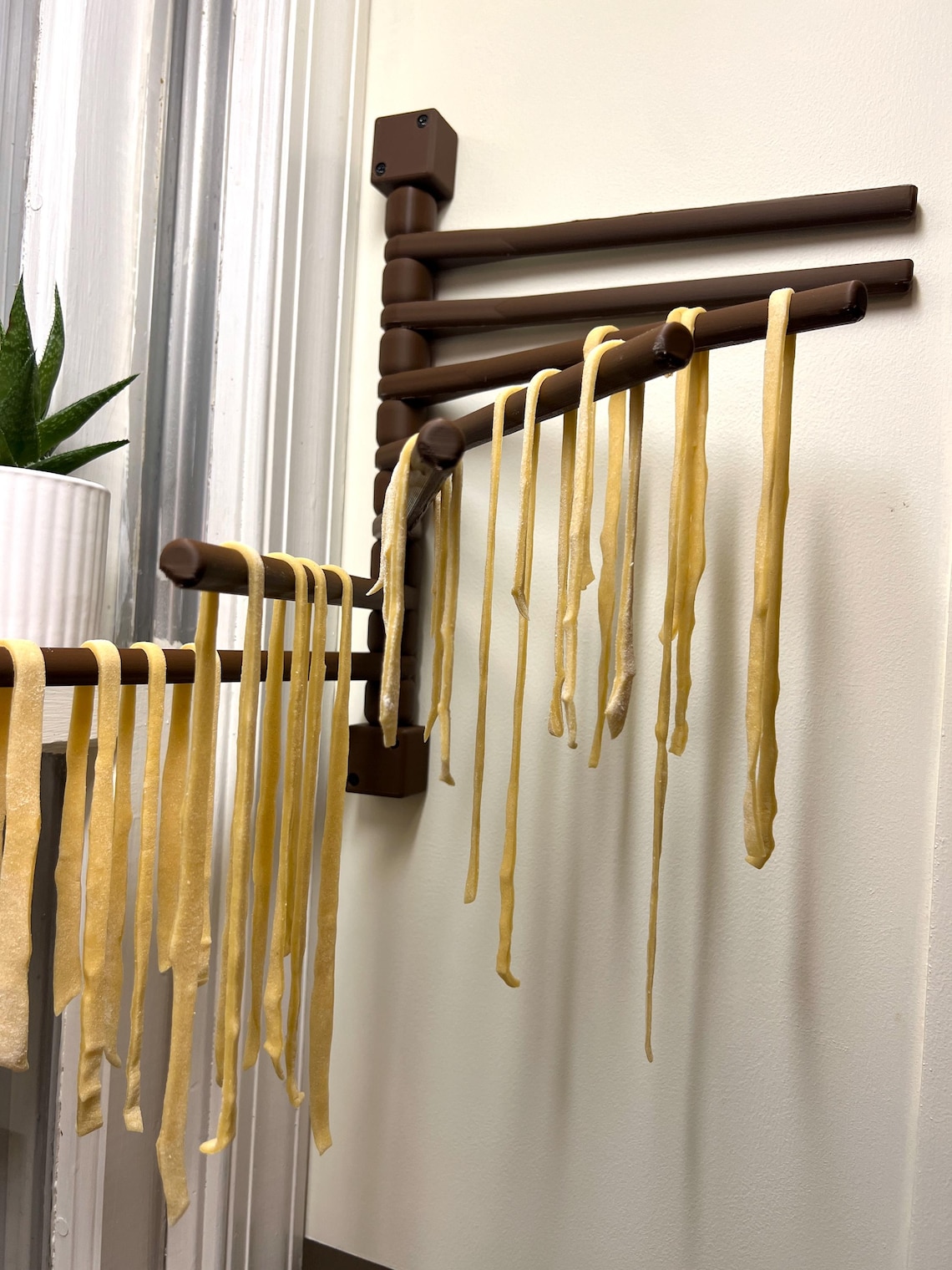 Pool Noodle Drying Rack Modern Noodle Pasta or Herb Drying Rack - Collapsible and Wall Mounted ...
