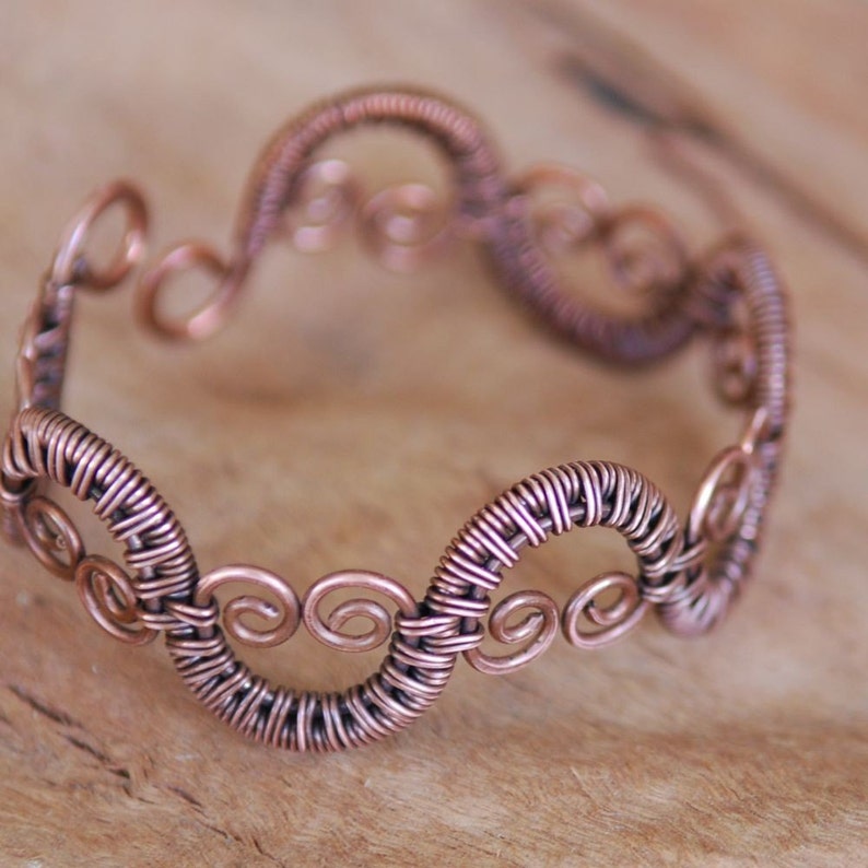 DIY Jewelry Tutorial Woven Vine Bracelet PDF Etsy