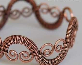 DIY Jewelry Tutorial - Woven Vine Bracelet