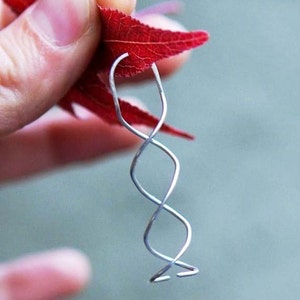 DIY Jewelry Tutorial Curly Earrings PDF image 2