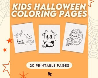 Halloween Coloring Pages For Kids, Coloring Books, Printable Coloring Pages, Halloween Activity, Kids Coloring, Simple Halloween Activity