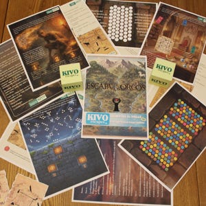 Escape room kit. Printable fantasy game. Diy kit for adults and families. image 3