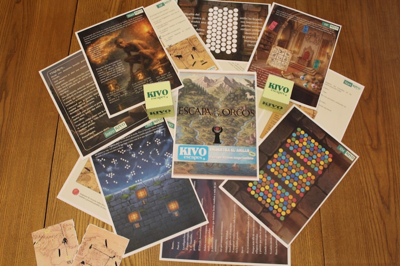 Escape room kit. Printable fantasy game. Diy kit for adults and families. image 3