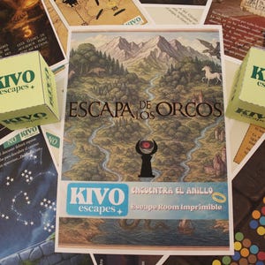 Escape room kit. Printable fantasy game. Diy kit for adults and families. image 9
