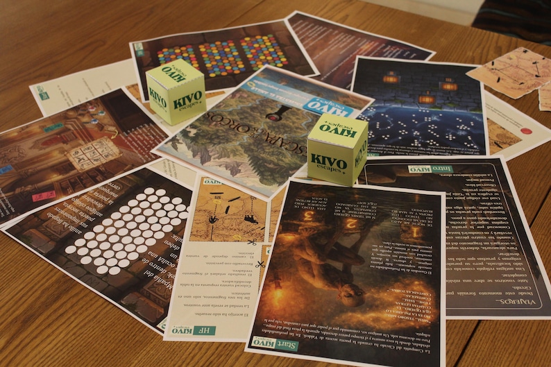 Escape room kit. Printable fantasy game. Diy kit for adults and families. image 7
