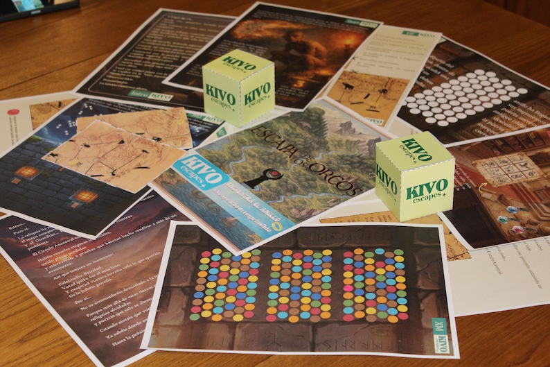 Escape room kit. Printable fantasy game. Diy kit for adults and families. image 6