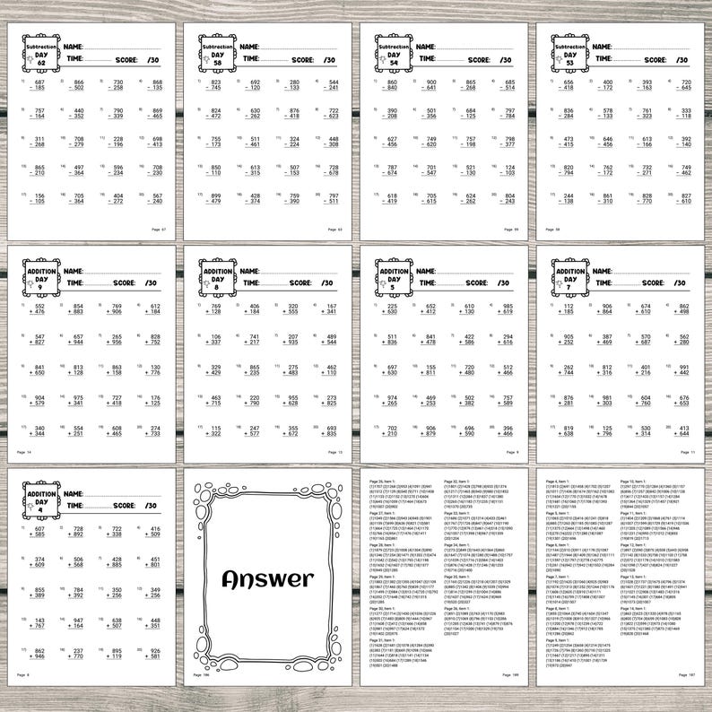 Math workbook,

Grade 4 math,

Addition practice,

Subtraction facts,

Math worksheets,

4th grade math,

Printable math