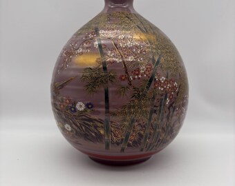 九谷焼 金雲木立10号花瓶 九谷焼 金雲木立10号花瓶 【公式通販】