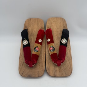 Geta Japanese Wooden Festival Sandals