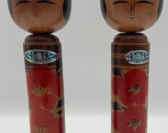 Two Japanese Kokeshi Dolls