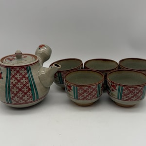 Japanese Traditional Pottery Tea Set