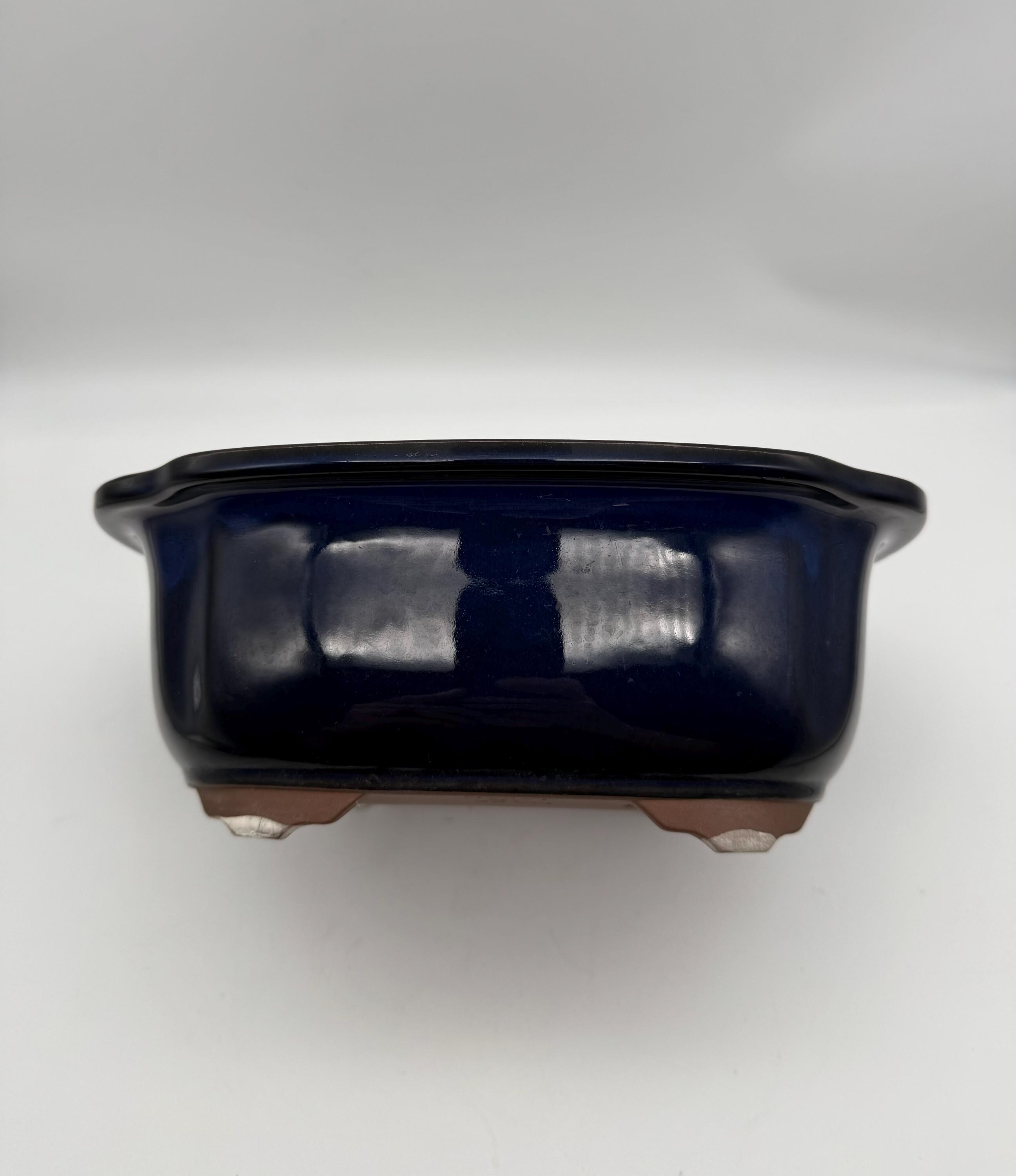 Japanese Rectangular Bonsai Pot 10.5 Inches By 8.5 Inches 4 Inches Deep
