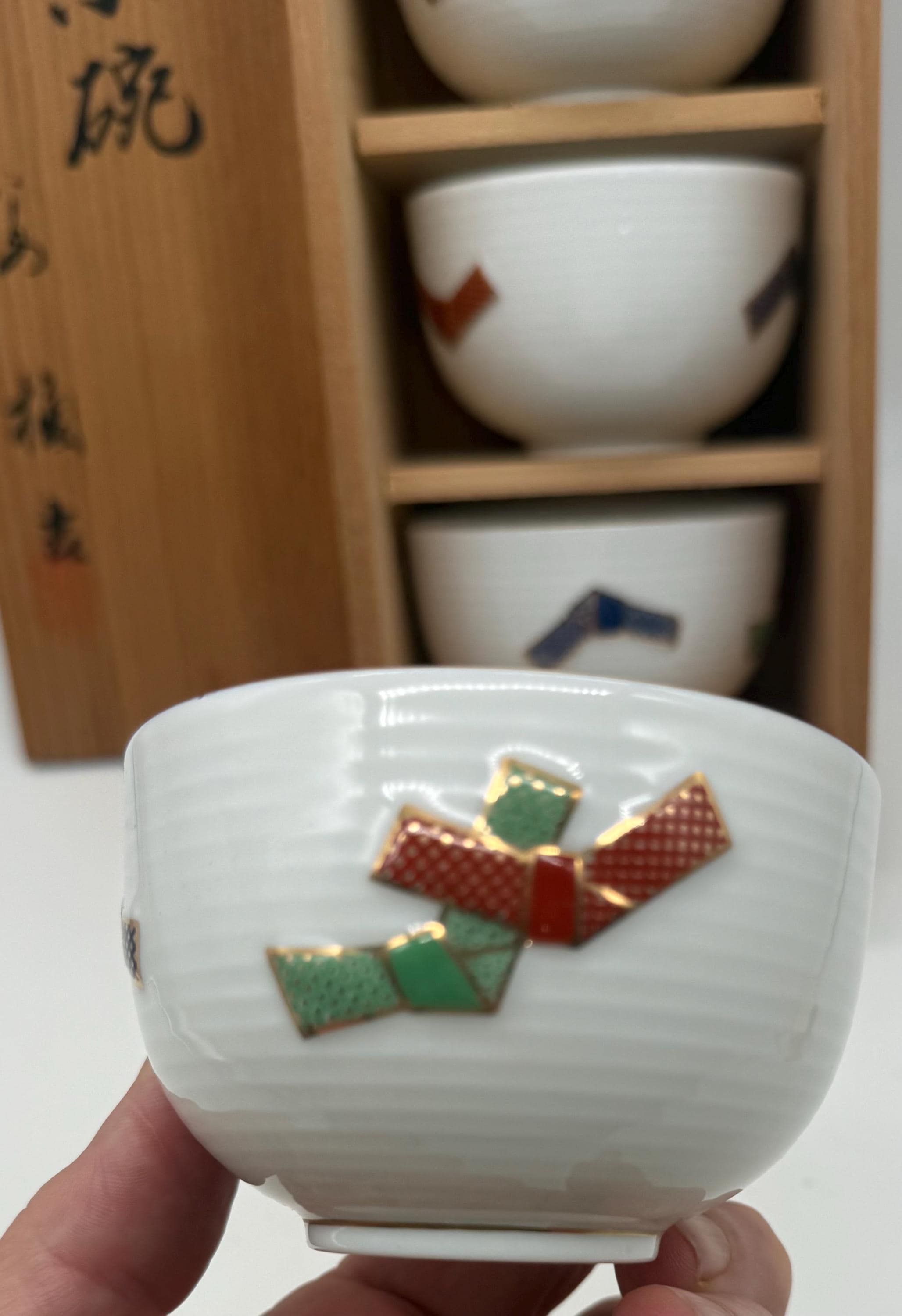Japanese Tachikichi Yunomi Tea Cups With Wooden Box - Etsy
