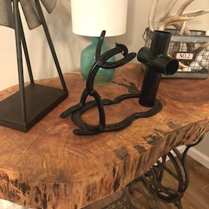 hand made horseshoe cowboy