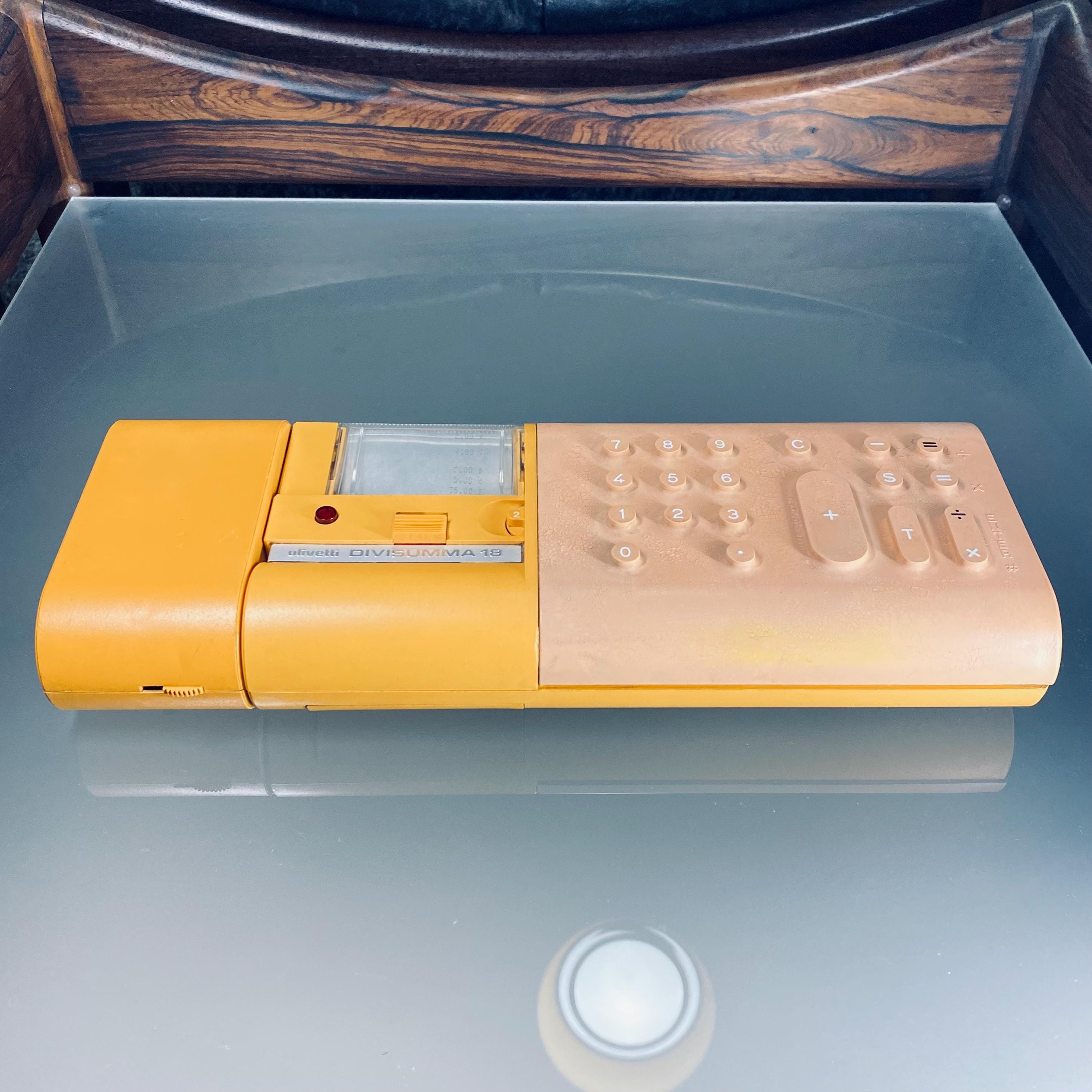 Mario Bellini Divisumma 18 電子印刷電卓 by Olivetti 1972 - Etsy 日本