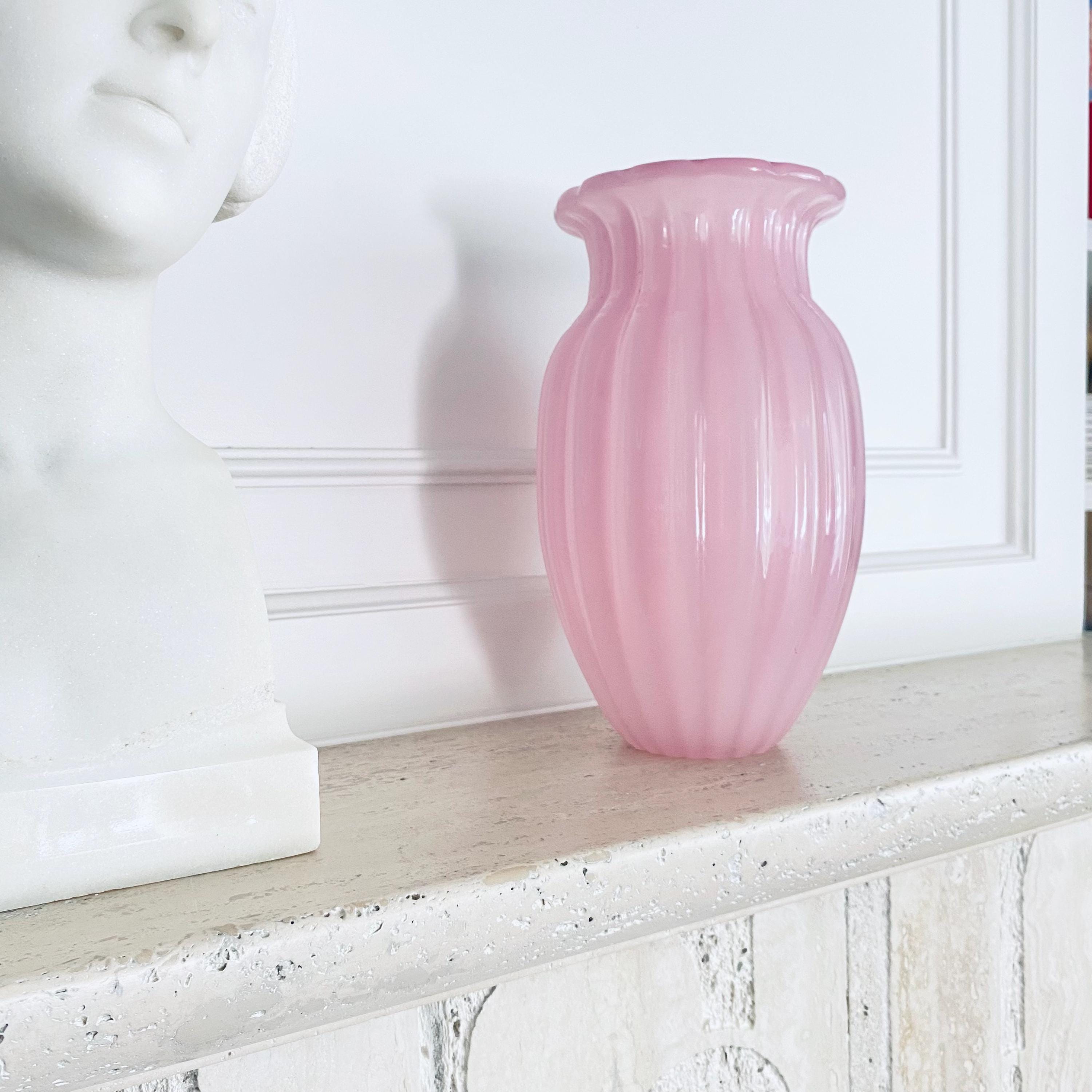 【美品】formia 花瓶glass Murano ヴィンテージ ピンク ムラーノ ガラス花瓶、Formia Vetri Di Murano