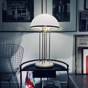 Vintage Reggiani Table Lamp in Brass by Goffredo Reggiani, Italy 1970s