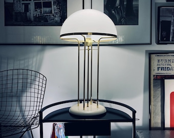 Vintage Reggiani Tischlampe aus Messing von Goffredo Reggiani, Italien 1970er Jahre